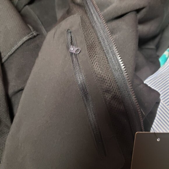 90 Degree by Reflex Men's Fleece Lined Full Zip Hoodie Black Size Large NWT - Picture 9 of 12